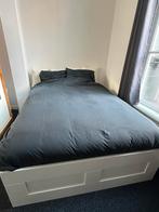 BRIMMES IKEA bed 140x200 wit - GRATIS matras erbij, Huis en Inrichting, Slaapkamer | Bedden, Ophalen, Gebruikt, Wit, Tweepersoons
