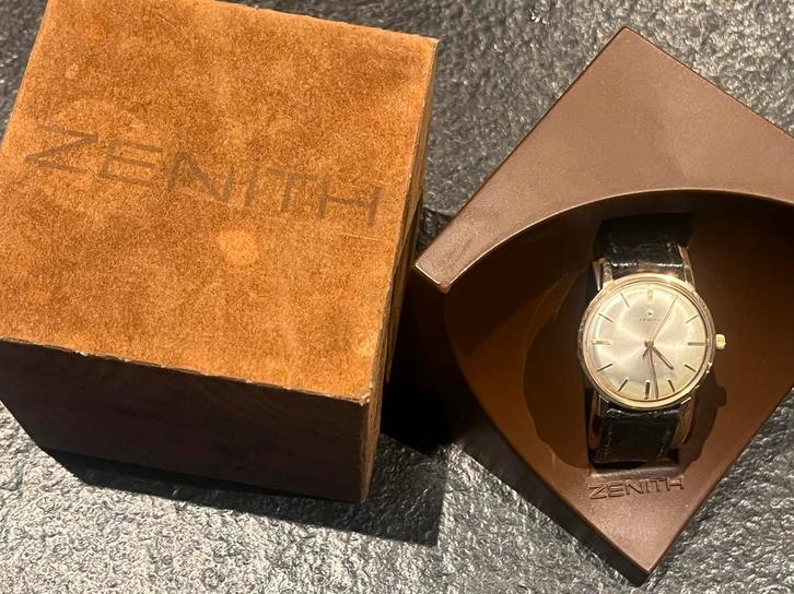 Zenith Pilote jaren 60 Vintage - Originele staat, Sieraden, Tassen en Uiterlijk, Horloges | Antiek, Polshorloge, Overige merken