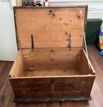 Oude houten kist, Huis en Inrichting, Woonaccessoires | Kisten, 50 tot 100 cm, Ophalen of Verzenden, Zo goed als nieuw, Minder dan 50 cm