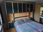 Compleet bed meubel voor €65,- met veel kastruimte, Ophalen, Blauw, Stijlvol, Tweepersoons