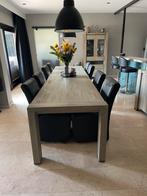 8 eetkamer-/kantoorstoelen met wieltjes – €5 per stuk, Huis en Inrichting, Stoelen, Ophalen, Gebruikt