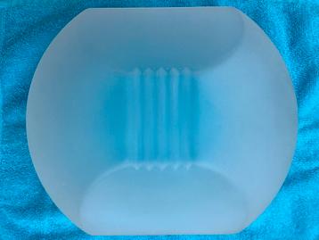 Vintage Opaalglazen ‘Unterputz-Leuchte‘ van Peill & Putzler beschikbaar voor biedingen