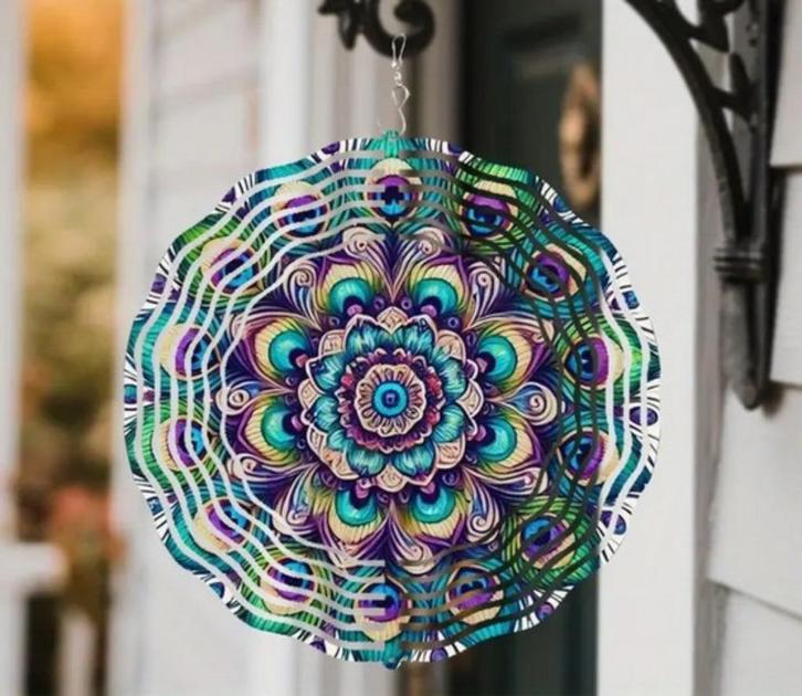 passiebloem 3D - windspinner, Tuin en Terras, Windwijzers en Windmolens, Nieuw, Verzenden