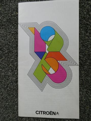 Citroen verzamelfolder 1975 beschikbaar voor biedingen