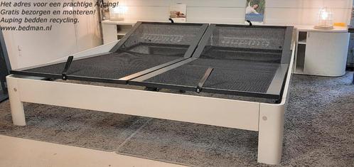 Prachtige Auping Auronde met ombouw! Gratis bez/Monteren!, Huis en Inrichting, Slaapkamer | Bedden, Zo goed als nieuw, Tweepersoons
