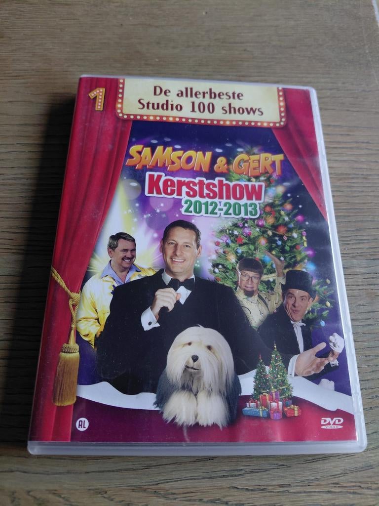 Samson en Gert Kerstshow 2012-2013 dvd. Studio 100., Alle leeftijden, Ophalen of Verzenden, Zo goed als nieuw, Film