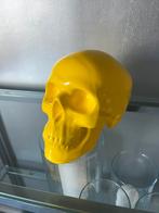 Spaarpot skull doodshoofd doodskop geel, Ophalen of Verzenden, Nieuw