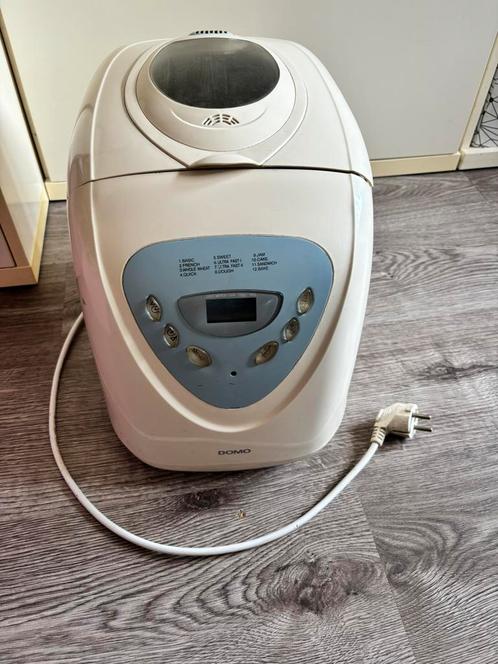 domo broodbakmachine met 12 programma’s met timer, Witgoed en Apparatuur, Broodbakmachines, Zo goed als nieuw, Met timer, Kijkvenster