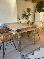 Hout Eettafel - 1.60 L x 85 B x 78 H, Huis en Inrichting, Tafels | Eettafels, Gebruikt, 150 tot 200 cm, Vier personen, Rechthoekig