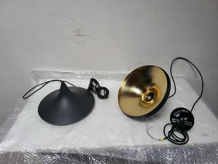 Tom Dixon Beat LED Wide Hanglamp Zwart, Huis en Inrichting, Lampen | Hanglampen, Zo goed als nieuw, Minder dan 50 cm, Metaal, Ophalen of Verzenden