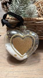 Glazen kerstbal hartje Rivièra maison, Diversen, Kerst, Ophalen of Verzenden, Zo goed als nieuw
