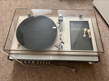 Vintage Philips 802 platenspelers incl speakers onderdelen beschikbaar voor biedingen