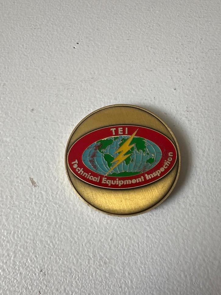USA Challenge Coin - TEI, Verzamelen, Militaria | Algemeen, Overige soorten, Overige typen, Amerika, Ophalen of Verzenden