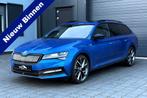 Skoda Superb Combi 1.4 TSI iV Sportline Business TREKHAAK 19, Auto's, Skoda, 4 cilinders, Met garantie (alle), Blauw, Hybride Elektrisch/Benzine