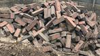 Waaltjes - oud rood gebakken klinkers - 3,5 m2 totaal €40,-, Ophalen, Beton, Klinkers