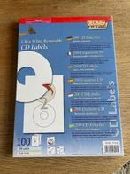 CD labels wit removable, Ophalen, Nieuw in verpakking