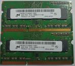 8GB DDR3 2x4GB PC3L-12800 1600MHz Micron 0213 Sodimm, Gebruikt, Verzenden, 8 GB, DDR3