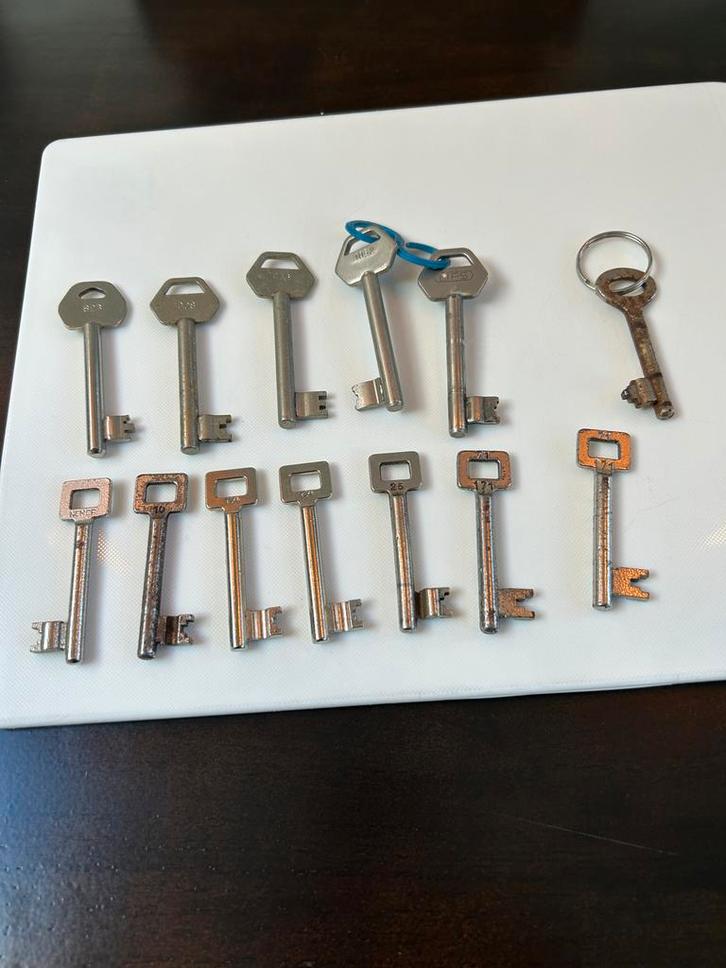 Diverse  sleutels: BSA, Lips, Nemef - per stuk, Verzamelen, Overige Verzamelen, Gebruikt, Ophalen of Verzenden