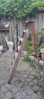 Jaren 30 houten trapleer., Ophalen, Gebruikt, Minder dan 2 meter