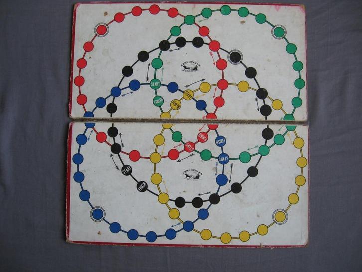 oud spelbord van Arre Spelen (Utr. Holland) zeldzaam !!!, Antiek en Kunst, Antiek | Speelgoed, Ophalen of Verzenden