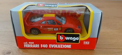 BBurago Burago Ferrari F40 Evoluzione Nr 4168, Hobby en Vrije tijd, Modelauto's | 1:43, Nieuw, Auto, Overige merken, Verzenden