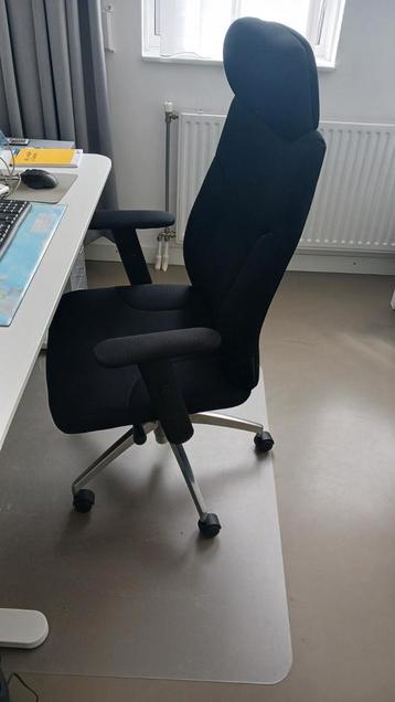 LAATSTE KANS!! Luxe stoffen bureaustoel zwart beschikbaar voor biedingen