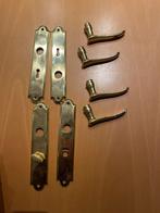 Messing deurbeslag, Doe-het-zelf en Verbouw, Hang- en Sluitwerk, Ophalen of Verzenden, Zo goed als nieuw, Koper of Messing, Klink of Kruk