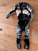 Motor zomerkleding leer/carbon, Motoren, Combipak, Heren, Tweedehands, Polo FLM