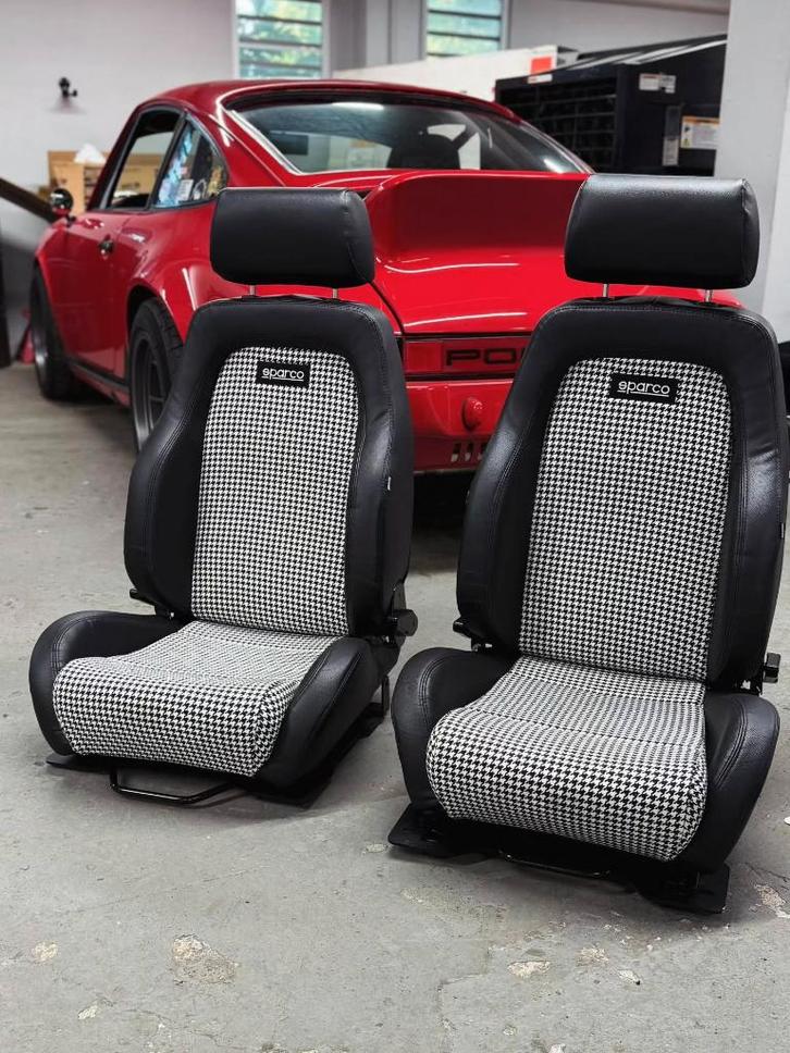 Sparco GT Pepita Kuipstoel Sportstoel Racestoel autostoel, Auto diversen, Tuning en Styling, Ophalen of Verzenden