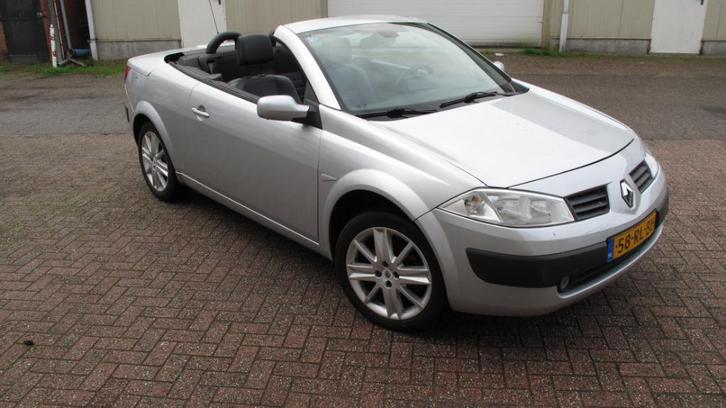 Renault Mégane 2.0 16V Autcom Cabrio AUT 2005 Grijs, Auto's, Renault, Bedrijf, Mégane, ABS, Airbags, Airconditioning, Boordcomputer