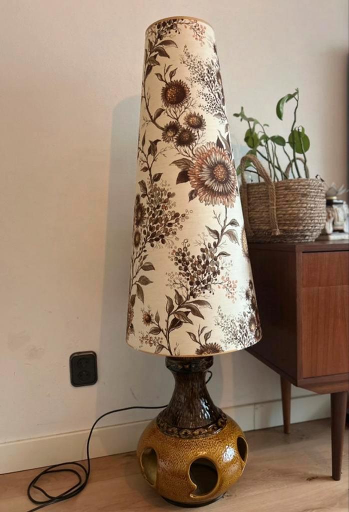 Vintage West Germany fat Lava 554 50 Dubbele vloerlamp, Huis en Inrichting, Lampen | Vloerlampen, Ophalen