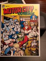 Briefkaart Motorcity Comics Robert Crumb, Ophalen of Verzenden, 1980 tot heden, Ongelopen, Overige thema's