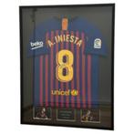 Andres Iniesta gesigneerd FC Barcelona 18/19 ingelijst shirt, Shirt, Ophalen of Verzenden, Zo goed als nieuw, Buitenlandse clubs