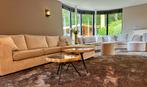 Unieke versteend hout houten salontafels bijzettafels, Ophalen, Rond, Nieuw, 50 tot 100 cm