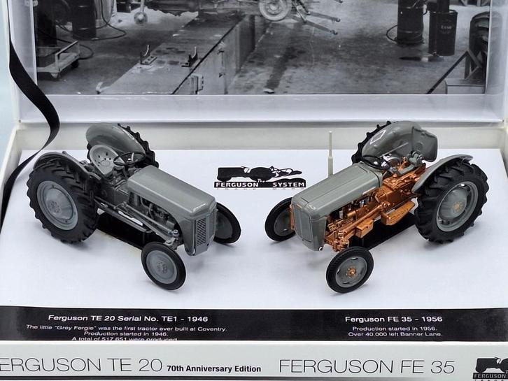 Ferguson TE20 & Ferguson FE35 Jubileum Set, Hobby en Vrije tijd, Modelauto's | 1:32, Nieuw, Tractor of Landbouw, Universal Hobbies