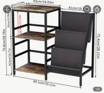 Kastje voor platenspeler. ( ex platenspeler en lp’s), Ophalen, Zo goed als nieuw