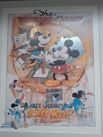 Mickey Mouse 'The Wayward Canary' Print (joadoor) beschikbaar voor biedingen