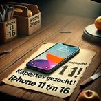 GEZOCHT! Kapotte iphone’s 11 t/m 16, Telecommunicatie, Mobiele telefoons | Apple iPhone, Ophalen of Verzenden, Zo goed als nieuw