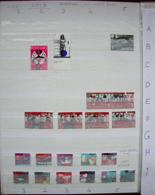 - 102 - Nederland zegels. van 2016 , los te koop.  € 0,30, Postzegels en Munten, Postzegels | Nederland, Gestempeld, Na 1940, Verzenden