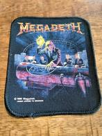 Megadeth rust in peace vintage rare logo patch metal rock, Nieuw, Ophalen of Verzenden