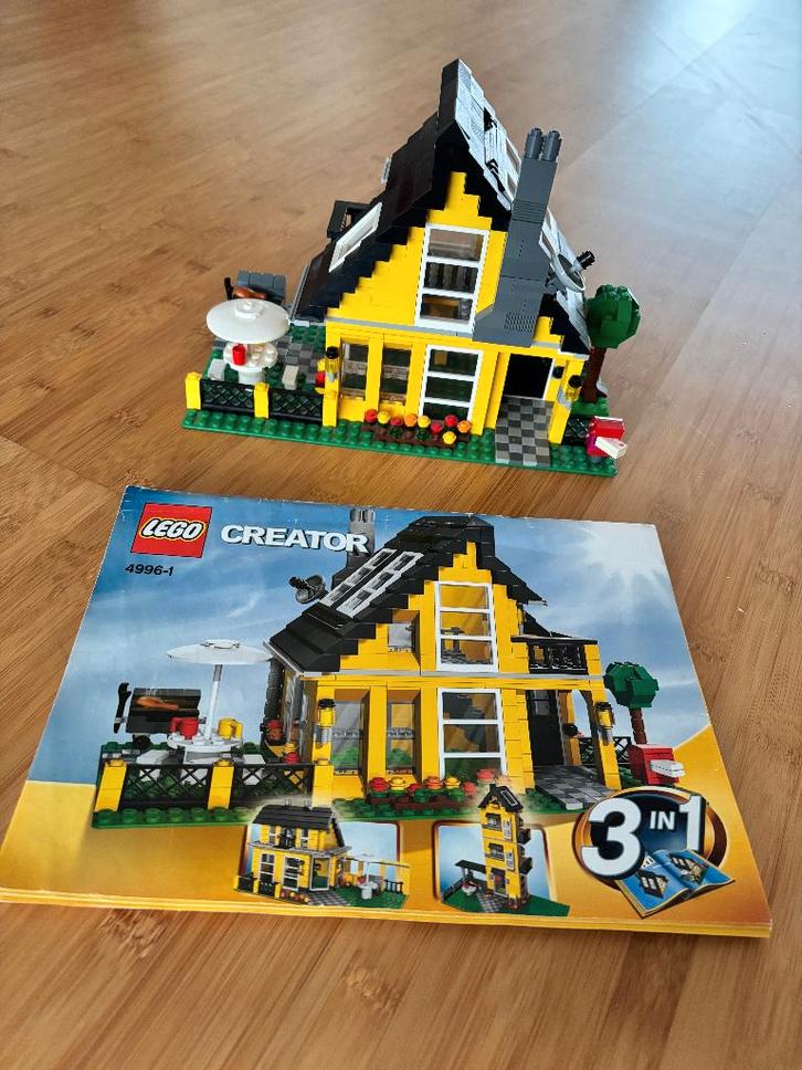 LEGO Creator Strandhuis 4996, Kinderen en Baby's, Speelgoed | Duplo en Lego, Zo goed als nieuw, Lego, Complete set, Ophalen of Verzenden