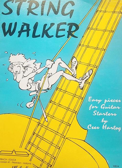 Cees Hartog. String Walker / Titbits for Guitar., Muziek en Instrumenten, Bladmuziek, Gebruikt, Les of Cursus, Populair, Gitaar