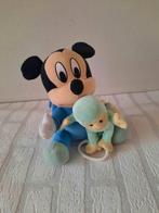 Disney Mickey Mouse baby met muziekdoos Merk Luv n'care, Ophalen of Verzenden, Overige figuren, Gebruikt, Knuffel