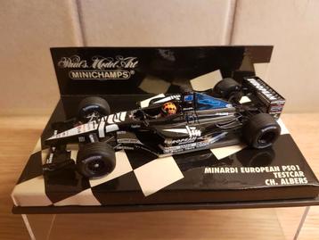 F1 european minardi ps01 Christian albers Testcar 2001 beschikbaar voor biedingen