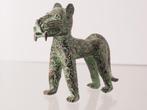 Div obj. 663 gr. Bronzen Benin luipaard, Nigeria (171225-04), Ophalen of Verzenden