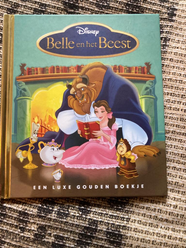 Gouden boekje belle en het beest, Verzamelen, Disney, Ophalen of Verzenden, Assepoester of Belle, Nieuw, Overige typen
