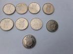 Munten, rijksdaalders 9 x Juliana., Postzegels en Munten, Munten | Nederland, Ophalen of Verzenden, Koningin Juliana, 2½ gulden