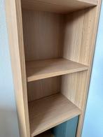 Nieuw! IKEA Billy hoge boekenkast kast opzetstuk eiken hout, 25 tot 50 cm, Minder dan 50 cm, Met plank(en), Eikenhout