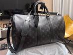 Original Louis Vuitton Keepall 45 Eclipse Monogram tas Bag, Ophalen of Verzenden, Bruin