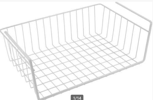Hangmand wit Ophangen zonder boren Voor alle kasten 40cm, Huis en Inrichting, Woonaccessoires | Schalen en Manden, Nieuw, Rechthoekig